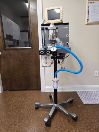 Anesthesia Machine with Vaporizer & Monitor