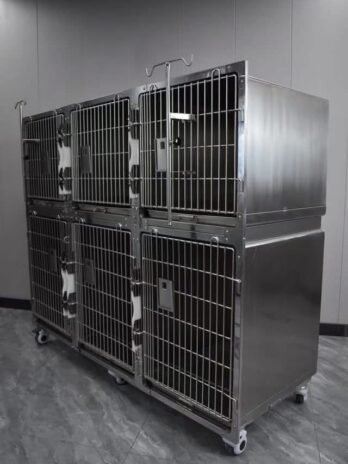 Stainless Steel Veterinary Kennel Bank